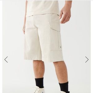 Men’s True Religion Cargo Shorts Size: 38 Waist / Color: Tapioca (Tan)